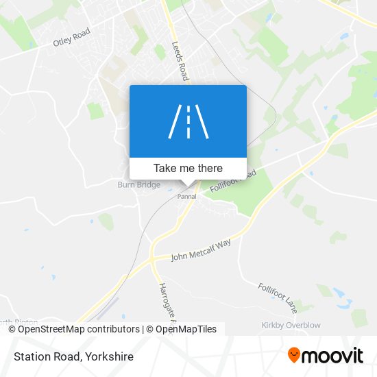 Station Road map