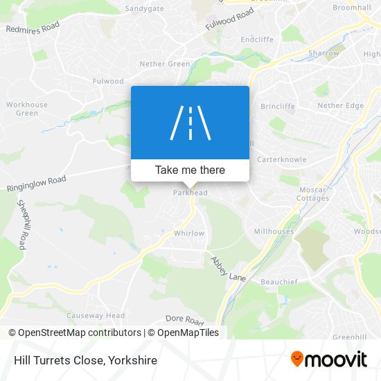 Hill Turrets Close map