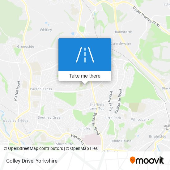 Colley Drive map