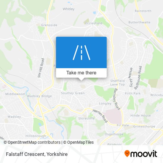 Falstaff Crescent map