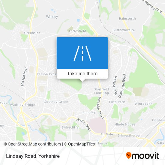 Lindsay Road map