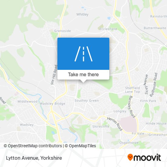 Lytton Avenue map