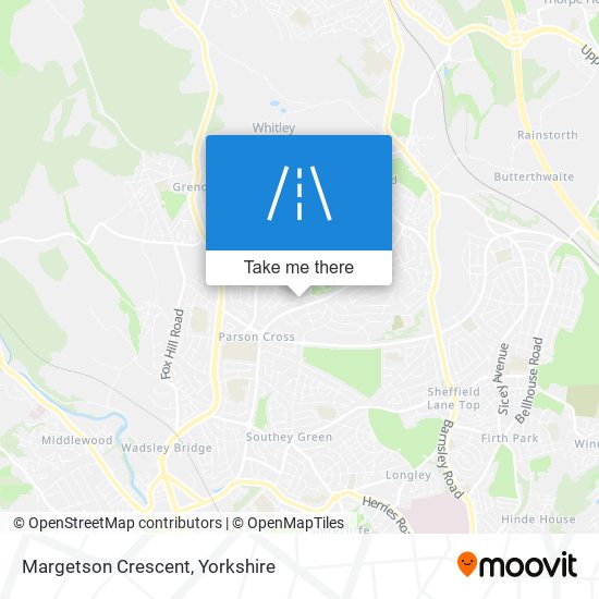 Margetson Crescent map