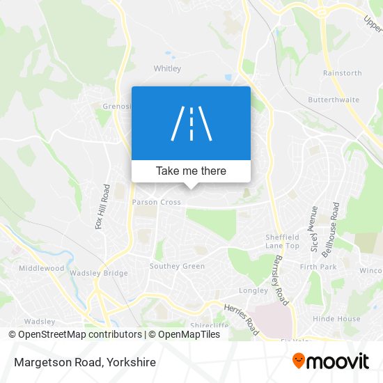 Margetson Road map