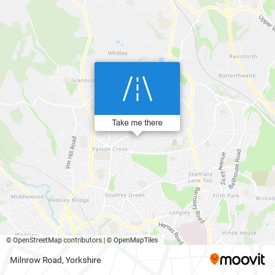 Milnrow Road map