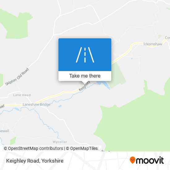 Keighley Road map