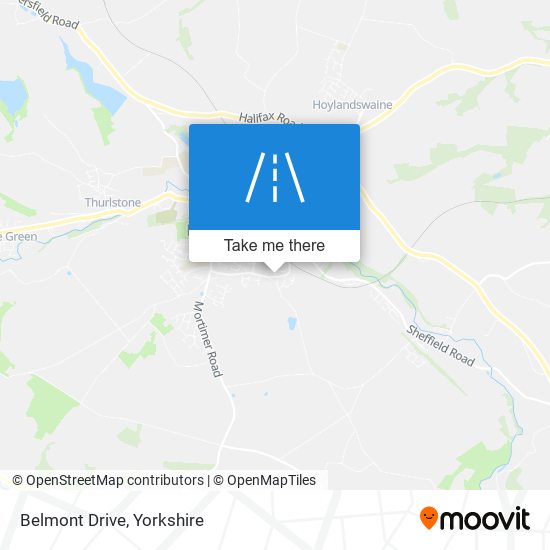 Belmont Drive map