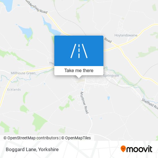 Boggard Lane map