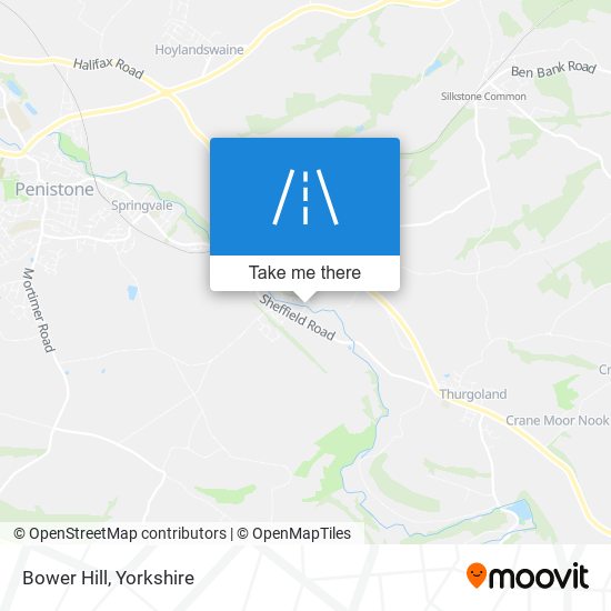 Bower Hill map