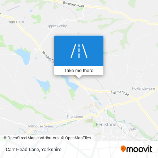 Carr Head Lane map