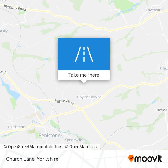 Church Lane map