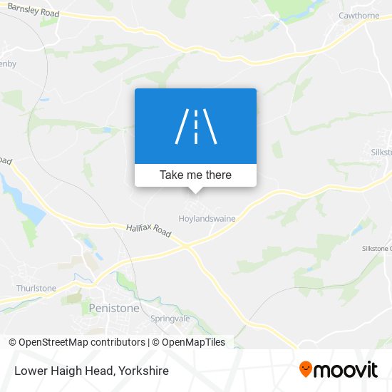Lower Haigh Head map