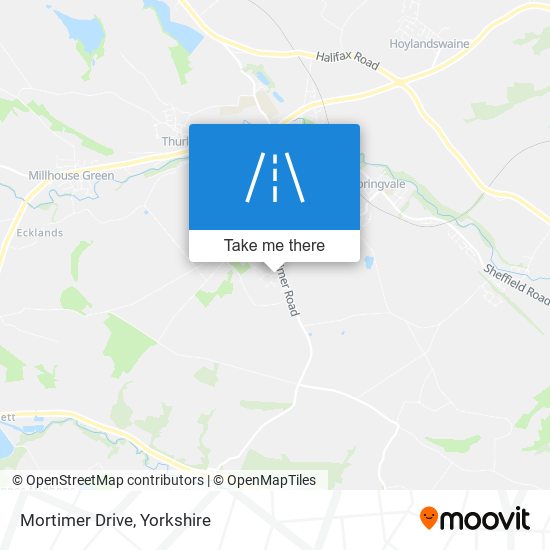 Mortimer Drive map