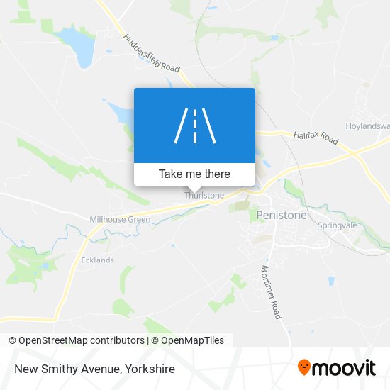 New Smithy Avenue map