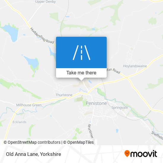 Old Anna Lane map