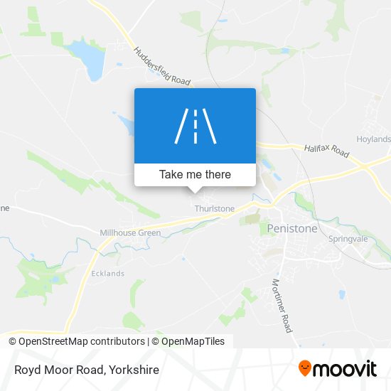 Royd Moor Road map