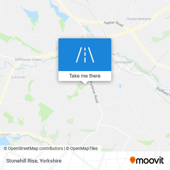 Stonehill Rise map