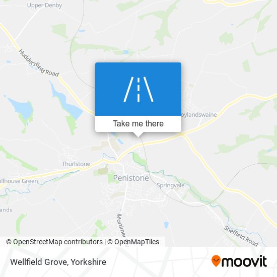 Wellfield Grove map