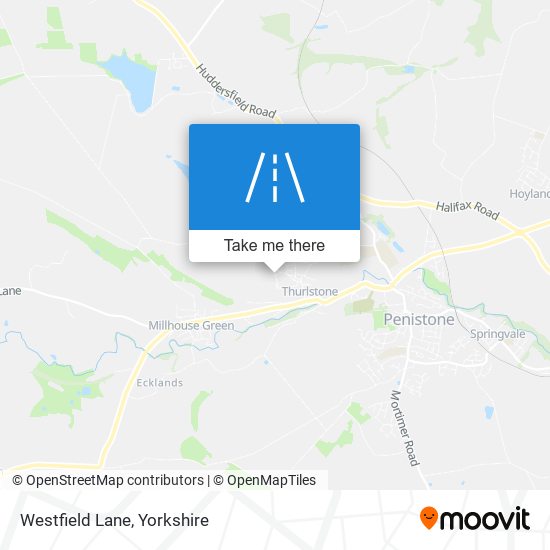 Westfield Lane map