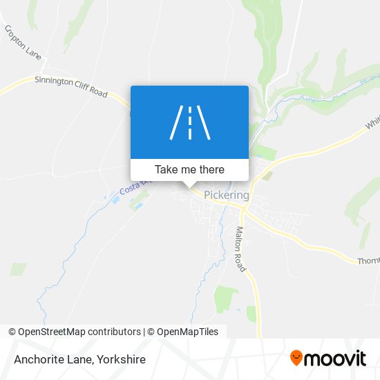 Anchorite Lane map