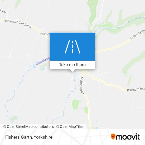 Fishers Garth map