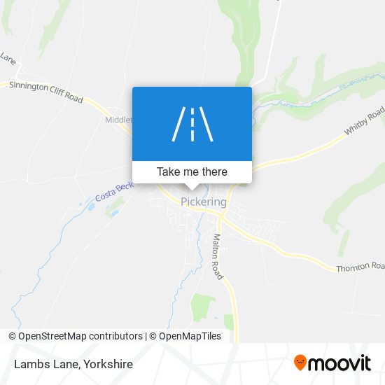 Lambs Lane map