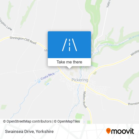 Swainsea Drive map