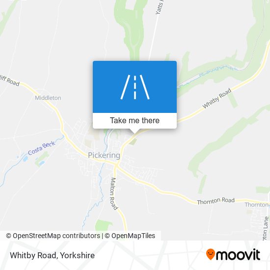 Whitby Road map