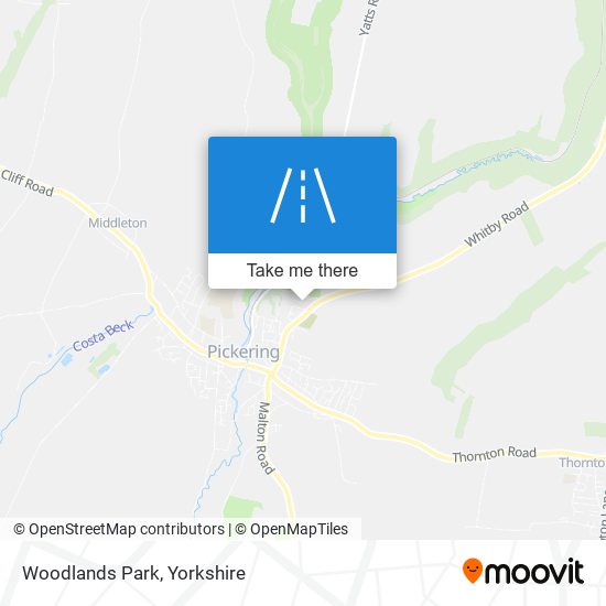 Woodlands Park map