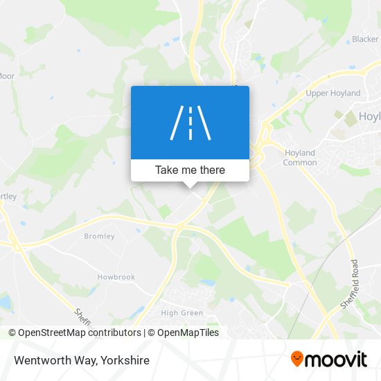 Wentworth Way map