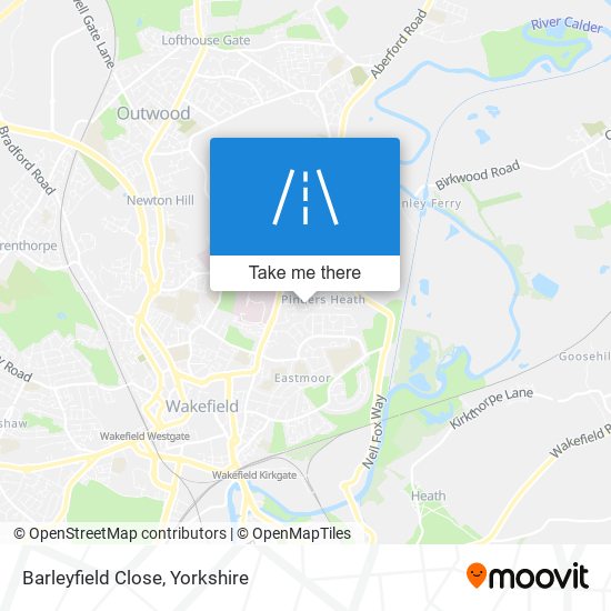 Barleyfield Close map