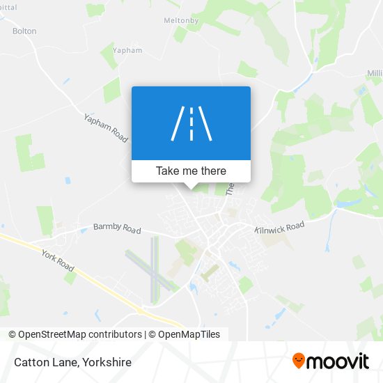 Catton Lane map