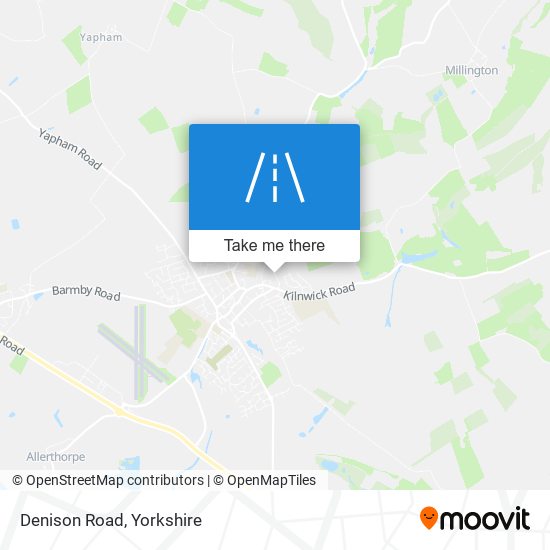Denison Road map