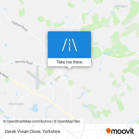 Derek Vivian Close map