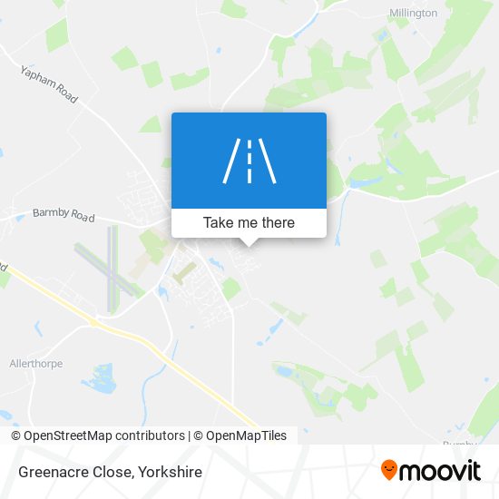 Greenacre Close map