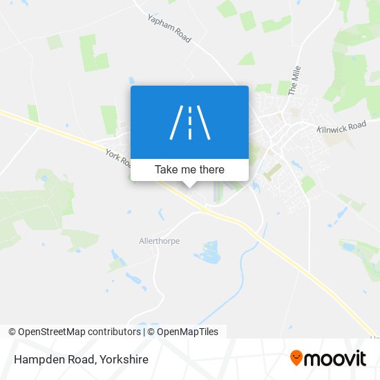 Hampden Road map