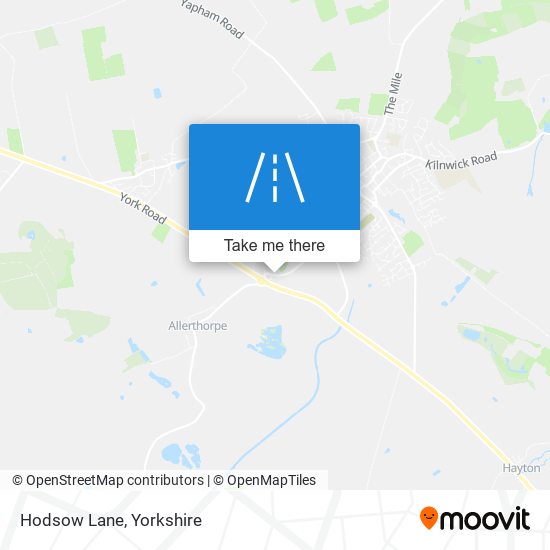Hodsow Lane map