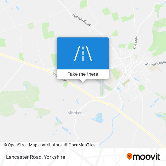 Lancaster Road map