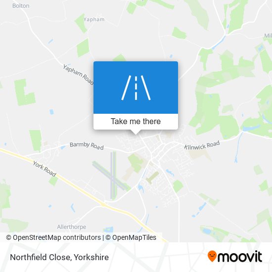 Northfield Close map