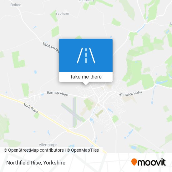 Northfield Rise map