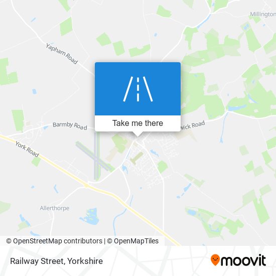 Railway Street map