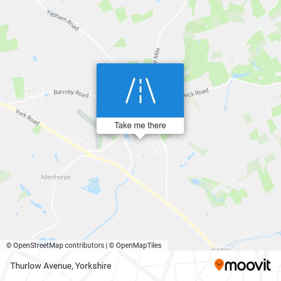 Thurlow Avenue map
