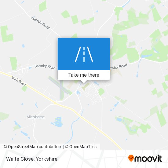 Waite Close map