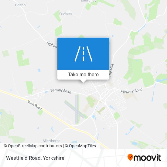 Westfield Road map