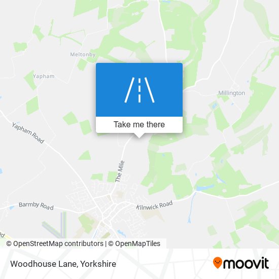 Woodhouse Lane map