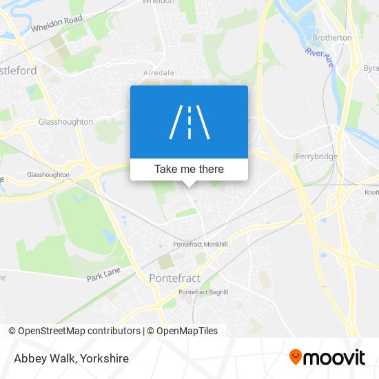 Abbey Walk map