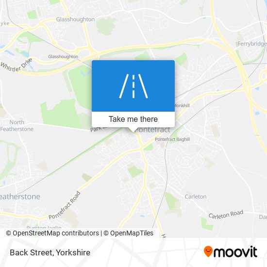 Back Street map