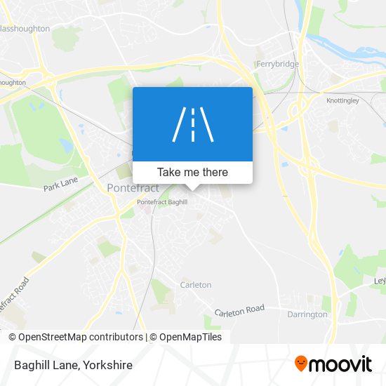 Baghill Lane map
