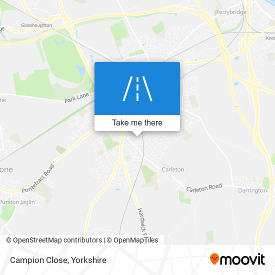 Campion Close map