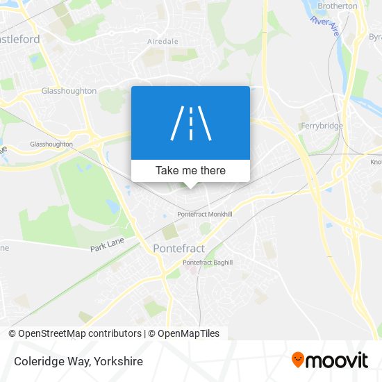 Coleridge Way map